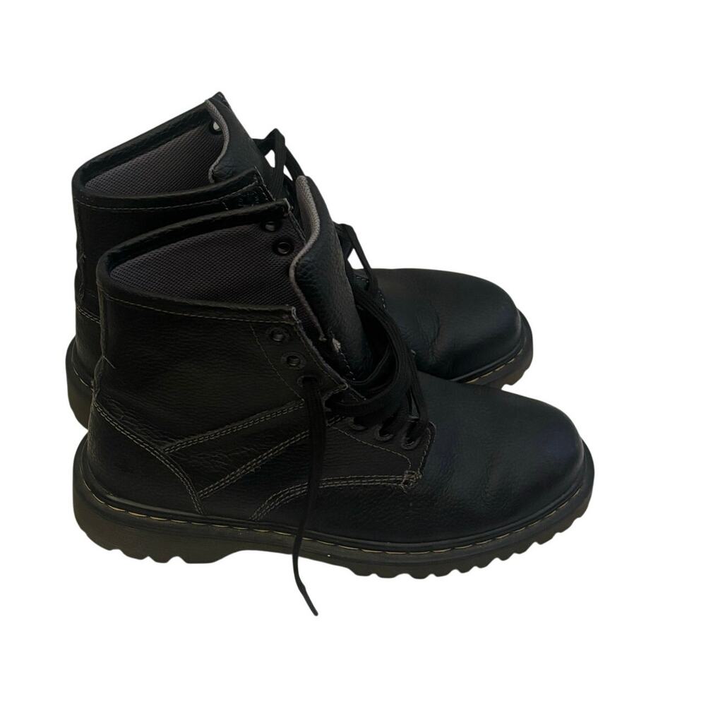 Dr Martens Roseland Black Leather Lace Up Ankle Work Boots Men’s Size 10